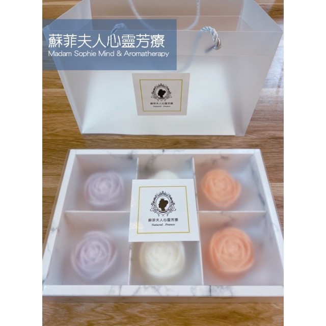 紓壓療癒& 滋潤保濕精油玫瑰手工皂教學