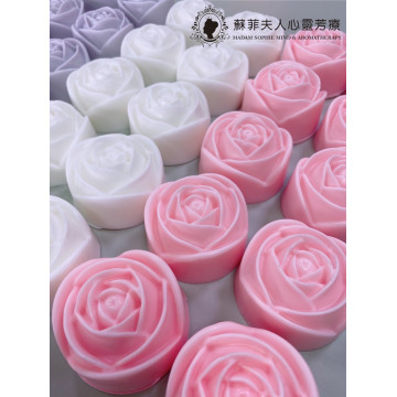 紓壓療癒& 滋潤保濕精油玫瑰手工皂教學